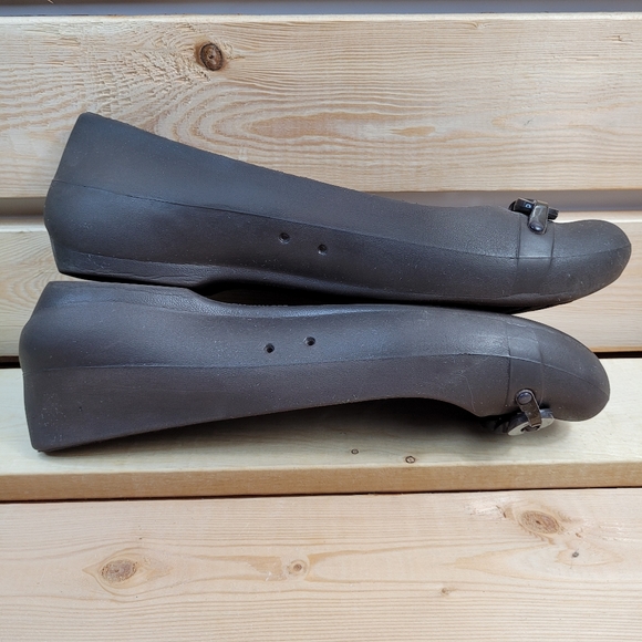 Crocs Giana Brown chain link ballet flats size 10 - Picture 4 of 6